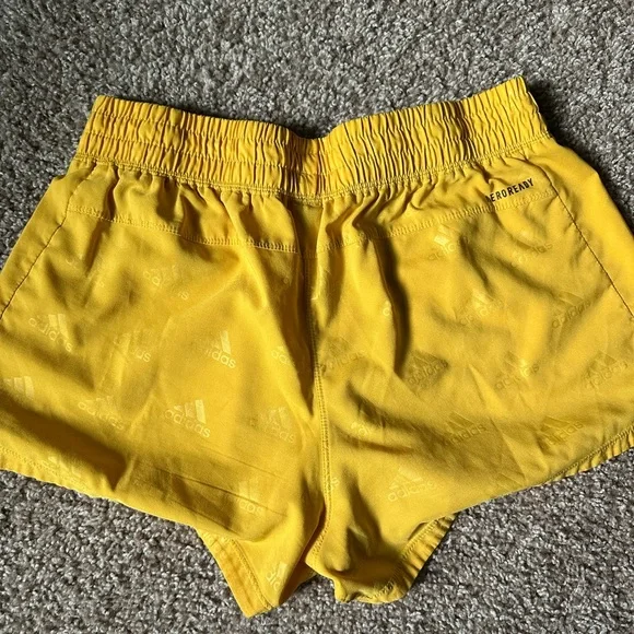 Yellow Adidas Shorts - Picture 2 of 4
